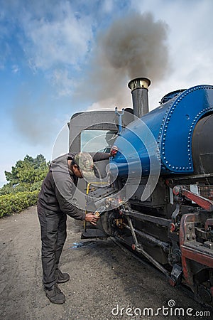 Steam engine hauled train Editorial Stock Photo